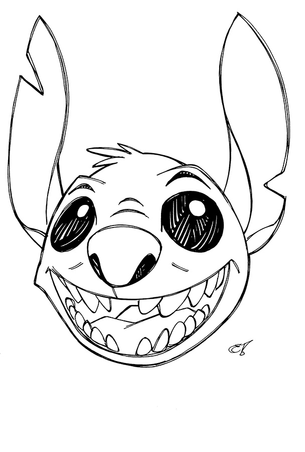 STITCH head sketch - craig rousseau