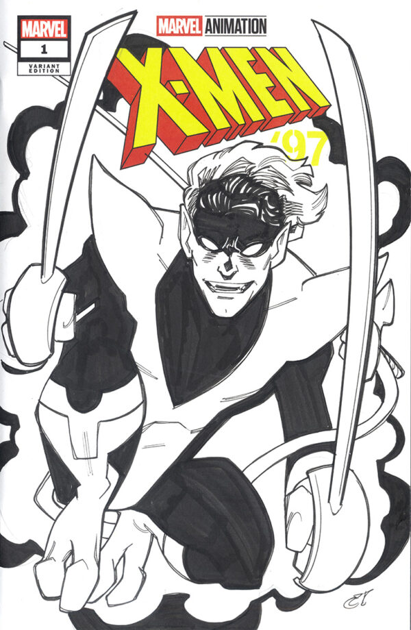 NIGHTCRAWLER sketch cover (x-men '97 1)